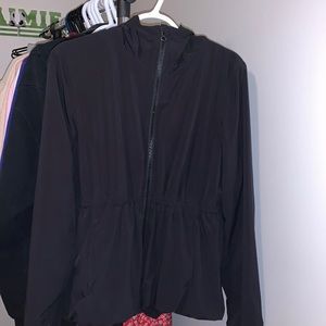 Black Lulu Scrunch Coat